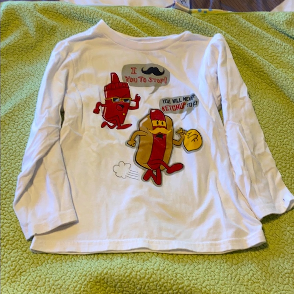 Long Sleeve Print Shirt